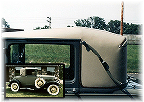 Model A top upholstery